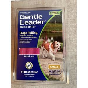 Premier Gentle Leader Headcollar Stops Pulling  Small Dog Up to 25 lbs Pink